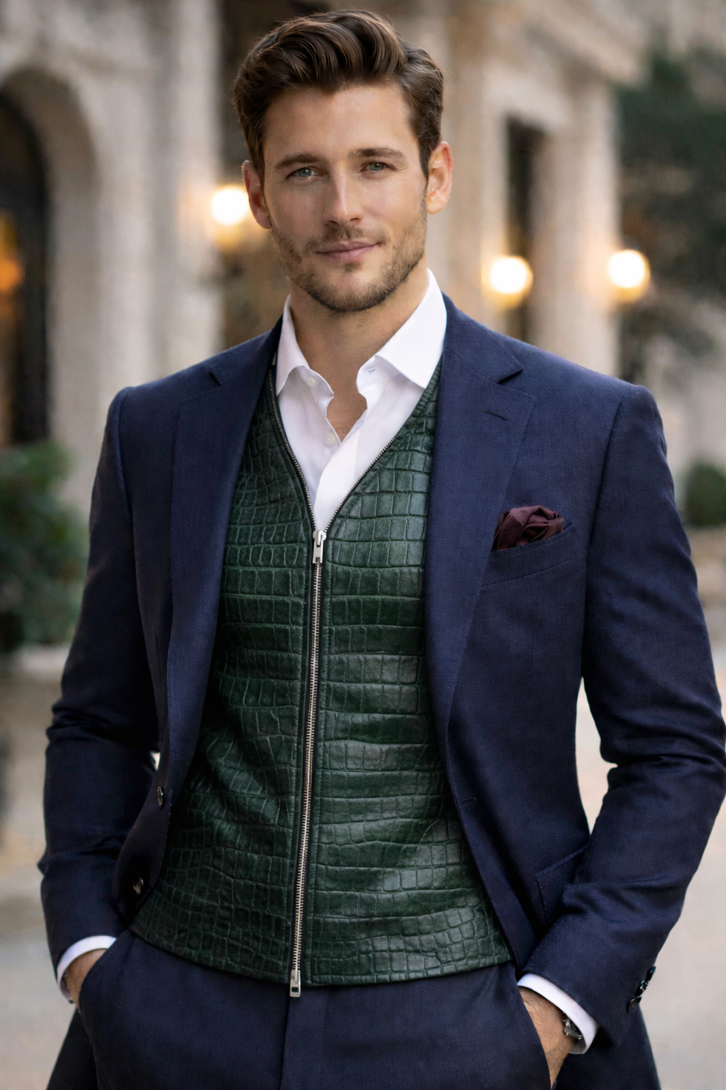 The Ashford with the PB Alligator Vest