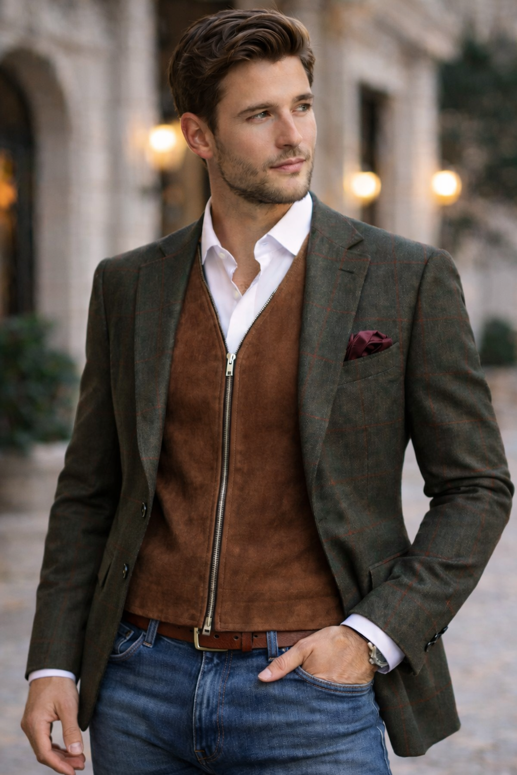 The Olive Martini with the Colorado Vest